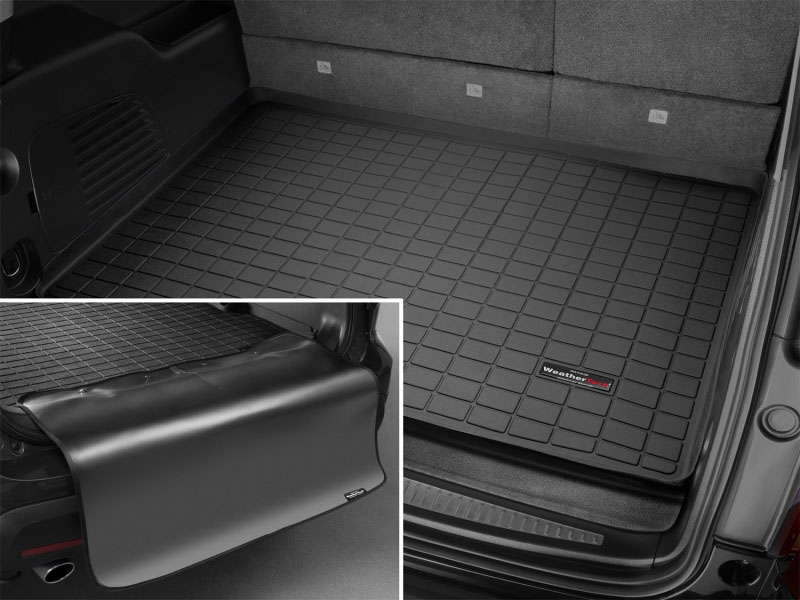 WeatherTech 40678sk | 15+ Cadillac Escalade ESV Cargo Liner w/ Bumper Protector - Black; 2015-2023