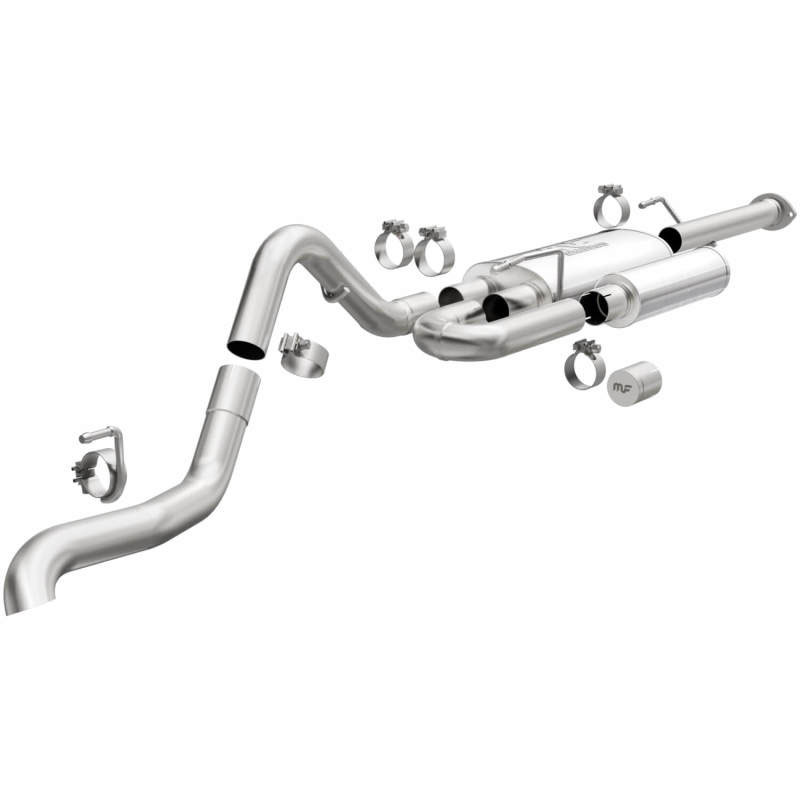 Magnaflow 19583 | MagnaFlow Stainless Overland Cat-Back Exhaust 16-21 Toyota Tacoma; 2016-2021