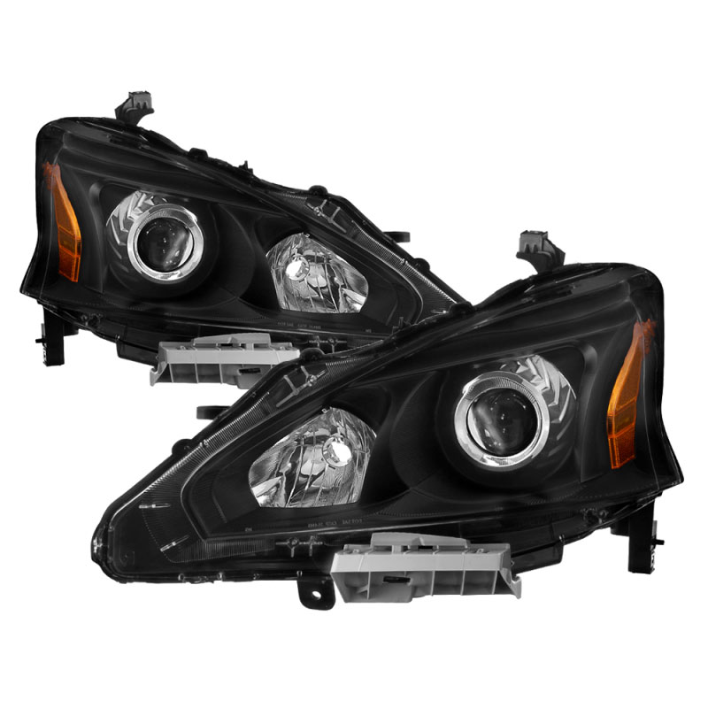 SPYDER 9937415 | xTune Nissan Altima 13-15 4Dr OE Style Headlights - Black HD-JH-NA134D-AM-BK; 2013-2015