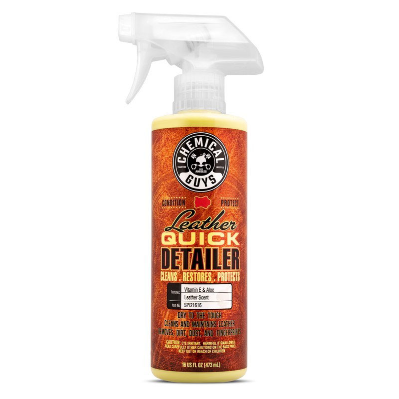 Chemical Guys spi21616 | Leather Quick Detailer Care Spray - Matte Finish - 16oz (P6)