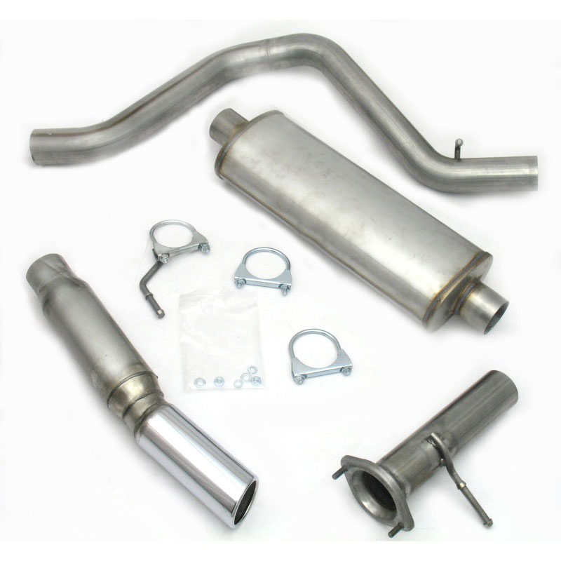 JBA 40-3027 | 02-06 Chevrolet Trail Blazer 4.2L 409SS Single Rear Exit Cat-Back Exhaust; 2002-2006