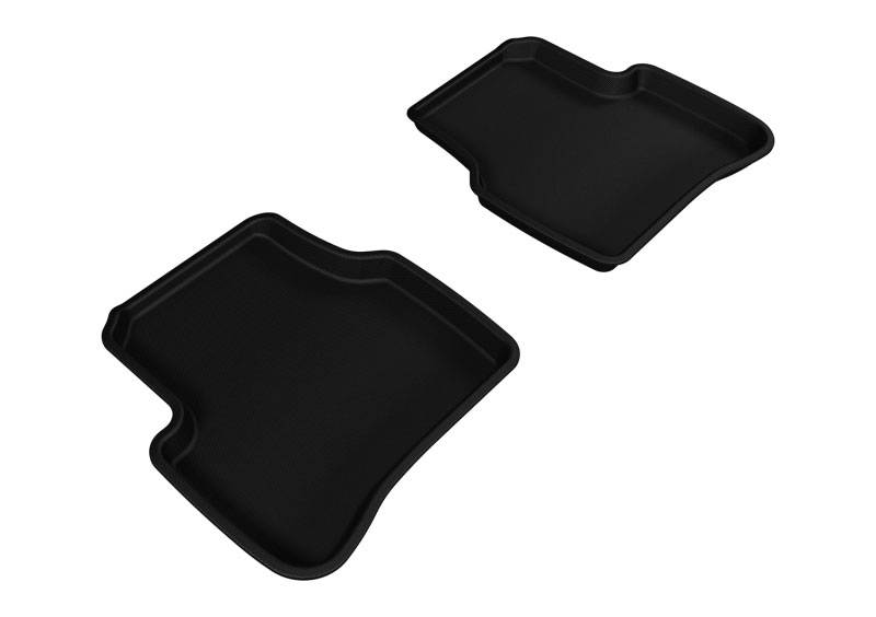 3D Maxpider l1vw01521509 | 3D MAXpider 2006-2010 Volkswagen Passat Kagu 2nd Row Floormats - Black; 2006-2010