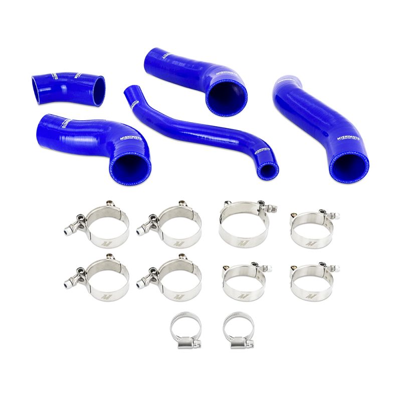 Mishimoto mmhosevlstr13tbl | 13-17 Hyundai Veloster Turbo Silicone Intercooler Hose Kit - Blue; 2013-2017