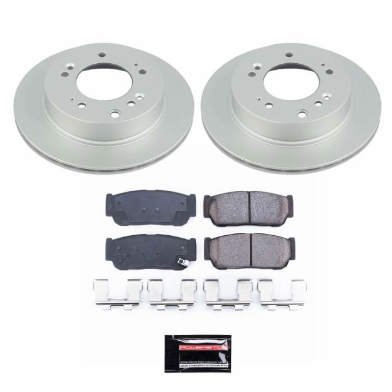 PowerStop crk5910 | Power Stop 07-09 Kia Sorento Rear Z17 Evolution Geomet Coated Brake Kit; 2007-2009