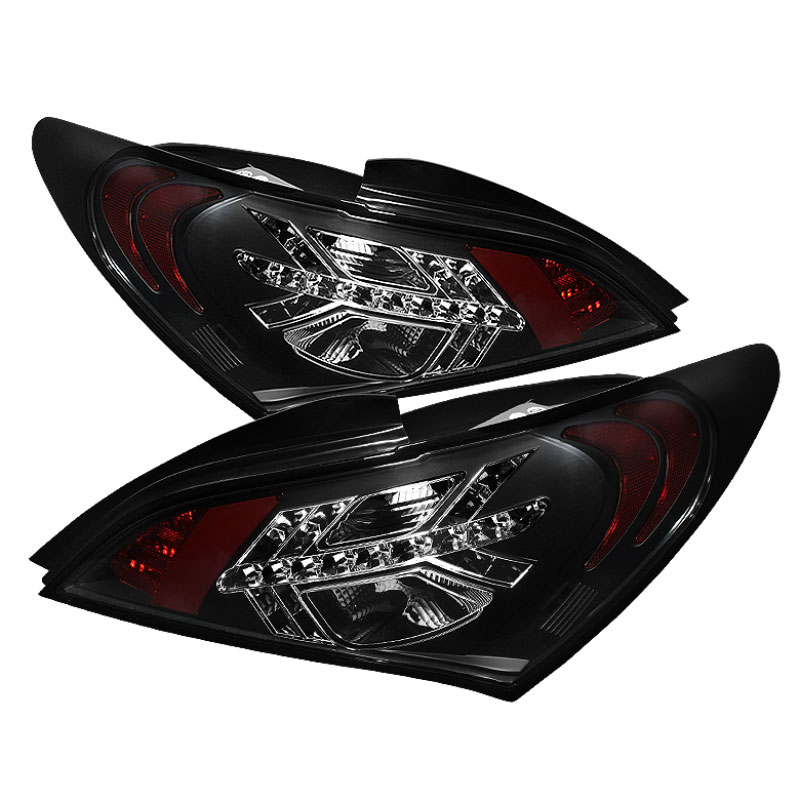 SPYDER 5034304 | Spyder Hyundai Genesis 2Dr LED Tail Lights - Black - (ALT-YD-HYGEN09-LED-BK); 2010-2012