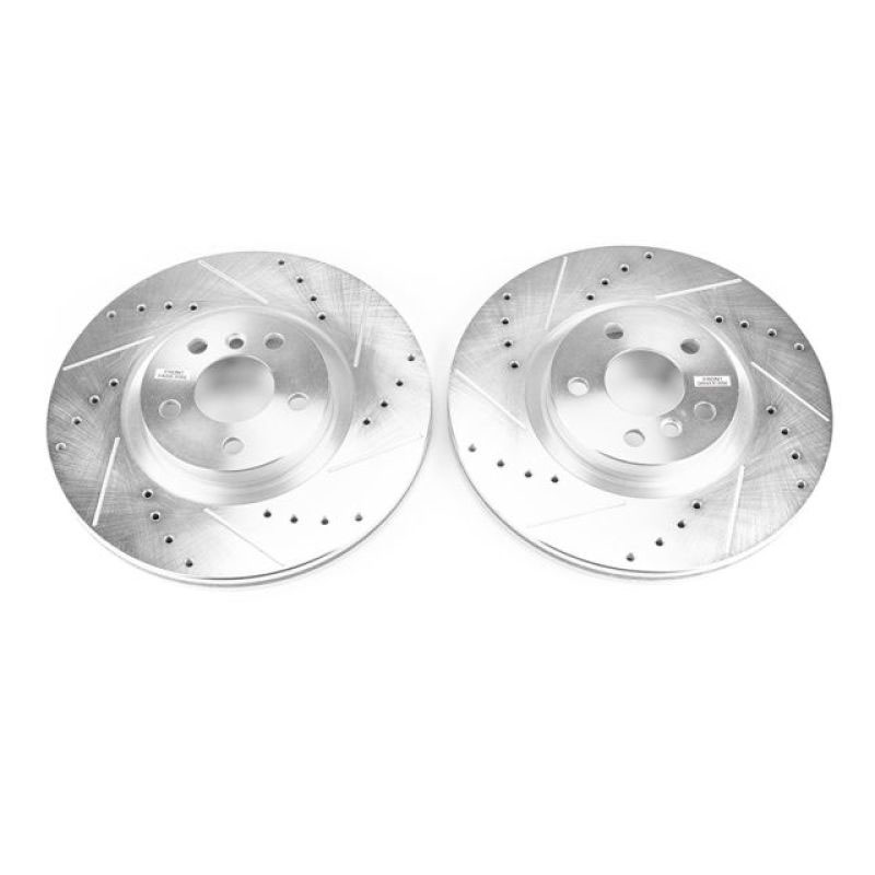 PowerStop ebr1656xpr | Power Stop 16-18 BMW X1 Front Evolution Drilled & Slotted Rotors - Pair; 2016-2018