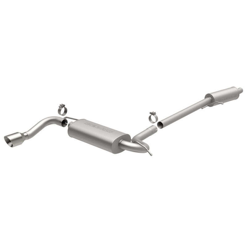 Magnaflow 15110 | MagnaFlow 10-13 GMC Terrain L4 2.4L Single Straight D/S Rear Exit Stainless Cat Back Perf Exhaust; 2010-2013