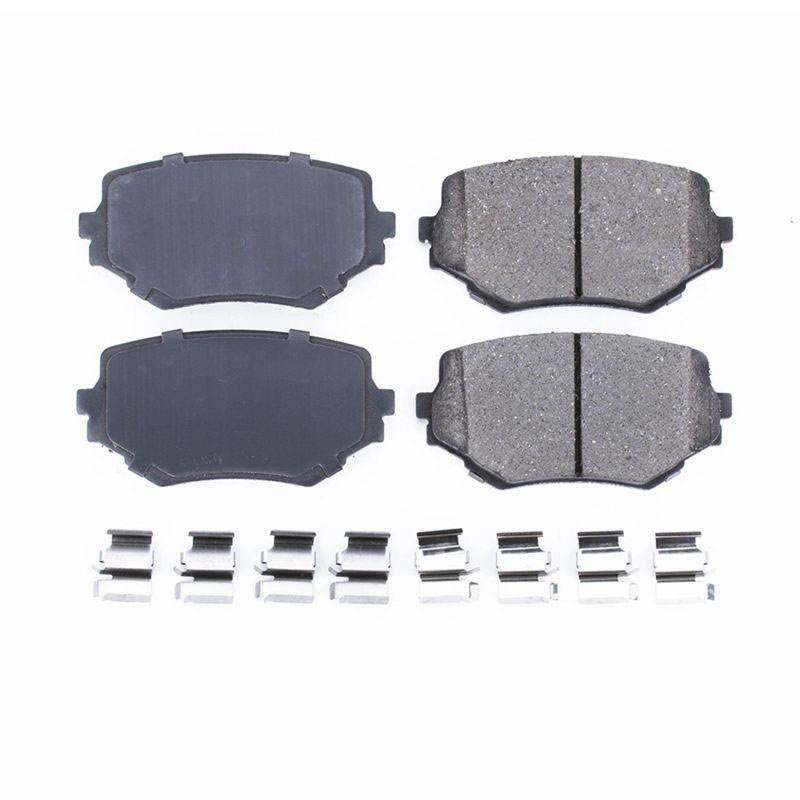 PowerStop 17680 | Power Stop 99-05 Suzuki Grand Vitara Front Z17 Evolution Ceramic Brake Pads w/Hardware