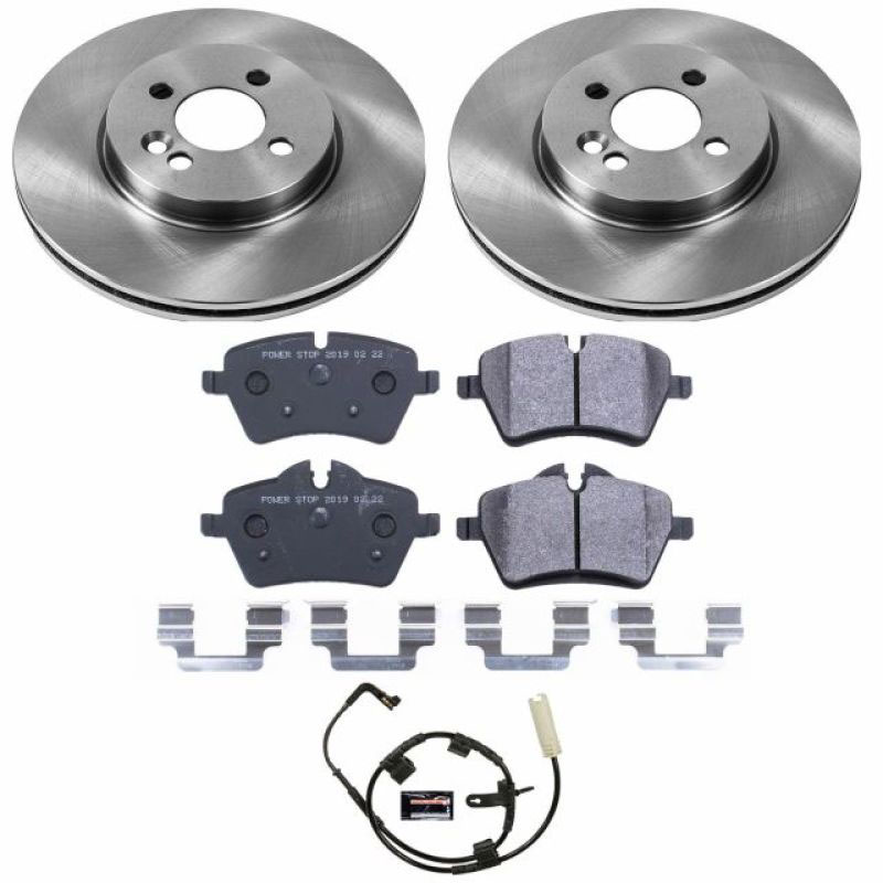 PowerStop tdbk6068 | Power Stop 07-10 Mini Cooper Front Track Day Brake Kit; 2007-2010