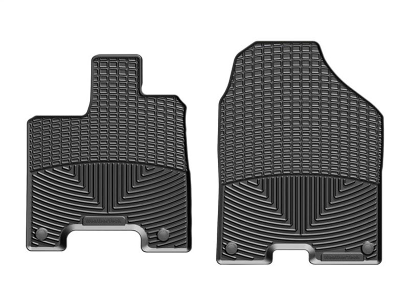 WeatherTech w415 | 2017+ Honda Ridgeline Front Rubber Mats - Black; 2017-2023