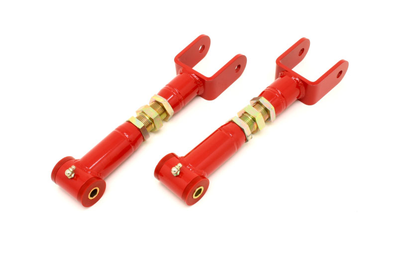 BMR Suspension utca007r | BMR 78-87 G-Body Upper Control Arms On-Car Adj. (Polyurethane) - Red; 1978-1987