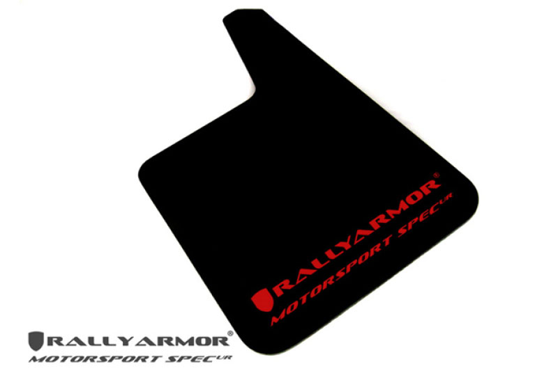 Rally Armor mf20-msur-bk/rd | Universal MSpec Mud flap Red logo