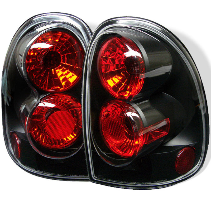 SPYDER 5002235 | Spyder Dodge Durango Altezza Tail Lights - Black - (ALT-YD-DC96-BK); 1998-2003