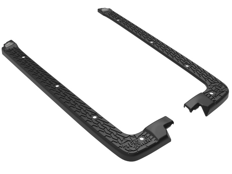 aFe 79-25001 | 18-22 Jeep Wrangler JL (4-Door Models w/ 3-Piece Hard-Top Only) Terra Guard Tub Rail Covers; 2018-2024