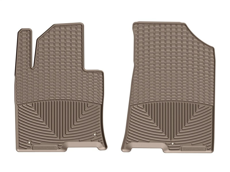 WeatherTech w385tn | 2016+ Hyundai Sonata Front Rubber Mats - Tan (Fits Hybrid-Does Not Fit Plug-In Hybrid); 2016-2023