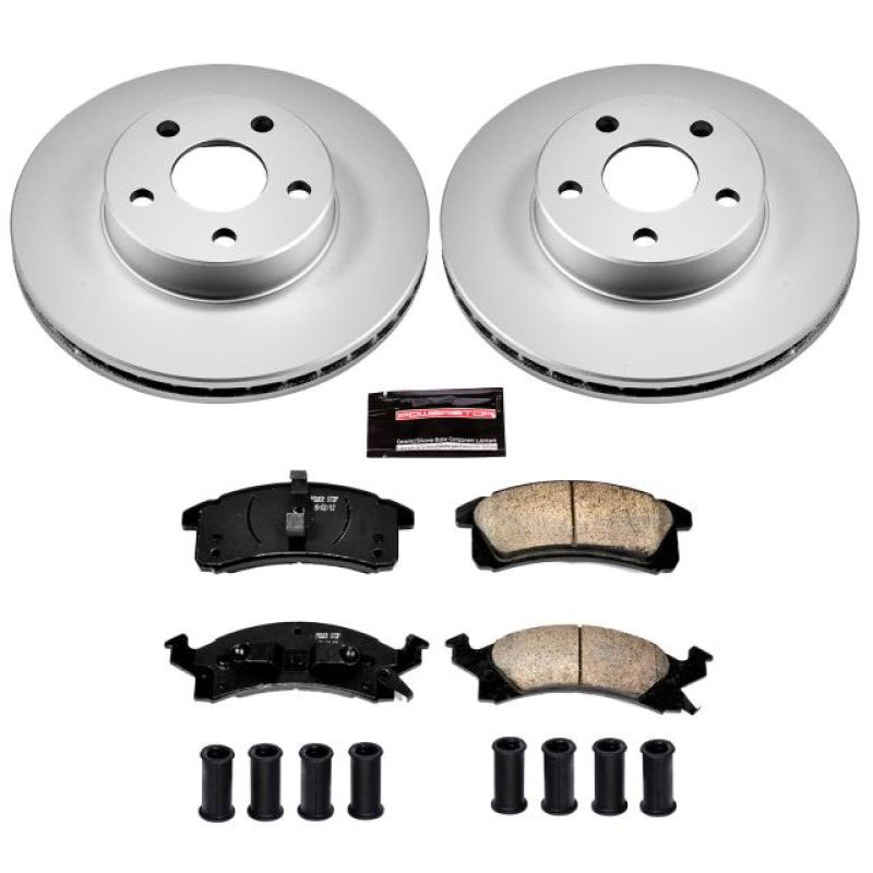 PowerStop crk3156 | Power Stop 90-98 Buick Skylark Front Z17 Evolution Geomet Coated Brake Kit; 1990-1998