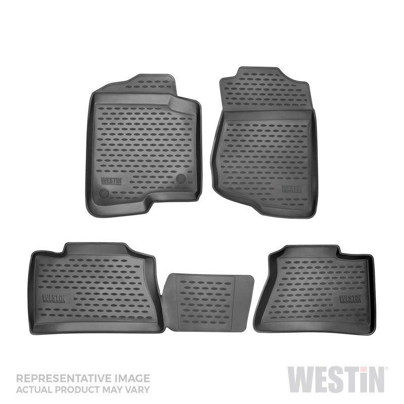 Westin 74-17-41042 | 2015-2016 Hyundai Tucson Profile Floor Liners 4pc - Black; 2015-2016