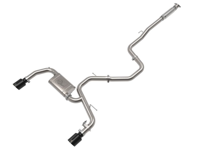 aFe 4937028b | Takeda Hyundai Elantra N 22-23 L4-2.0L (t) 3in 304 SS Cat-Back Exhaust w/ Black Tips; 2022-2023