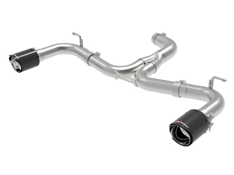 aFe 49-36421-c | 18-20 VW GTI (MK7.5) 2.0L MACH Force-Xp 3in to 2.5in 304 SS Axle-Back Exhaust System- Carb. Tips; 2018-2022