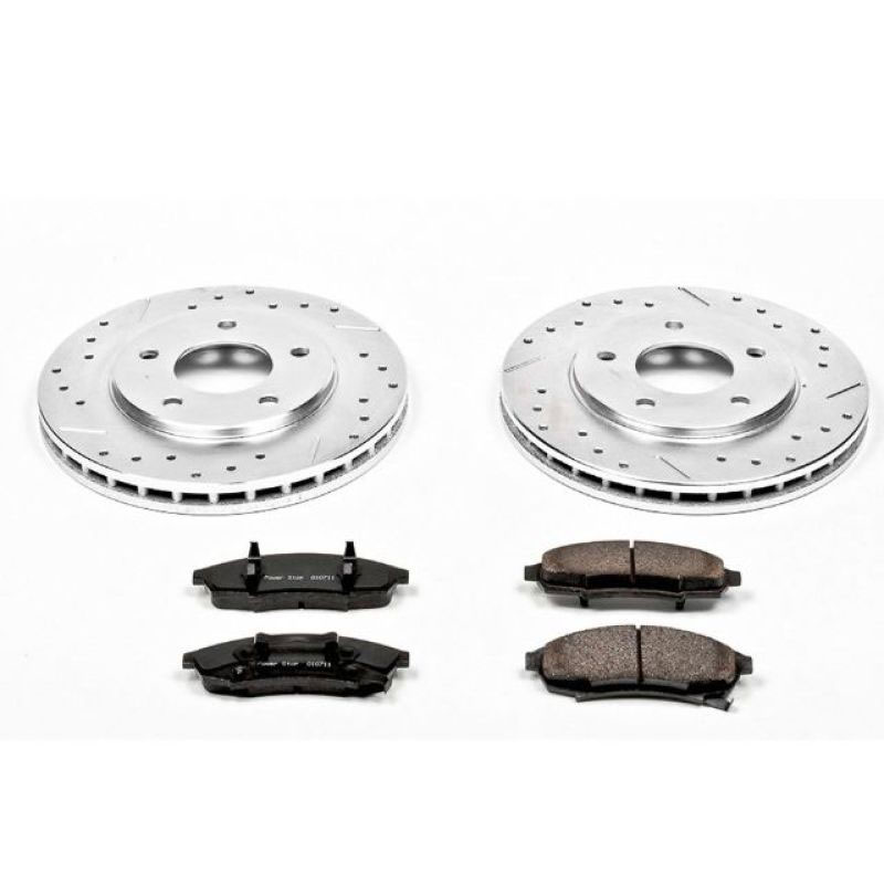 PowerStop k1498 | Power Stop 88-95 Buick Regal Front Z23 Evolution Sport Brake Kit; 1988-1995