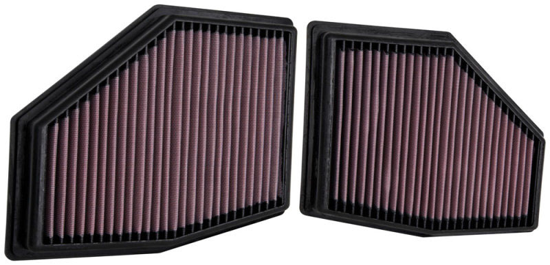 K&N Engineering 333155 | K&N 2020 BMW M550i 4.4L V8 Replacement Air Filter (2 Per Box); 2020-2020