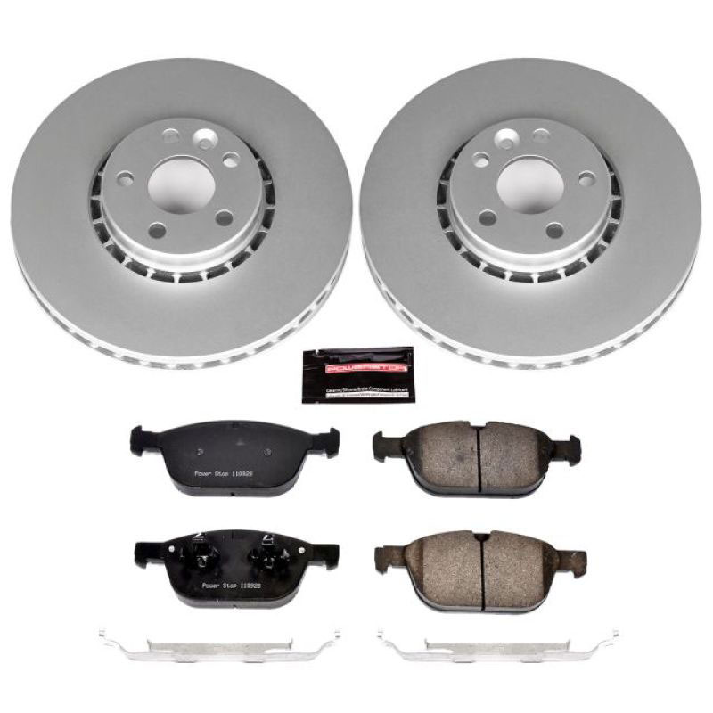 PowerStop crk5702 | Power Stop 10-15 Volvo XC60 Front Z23 Evolution Sport Coated Brake Kit; 2010-2015