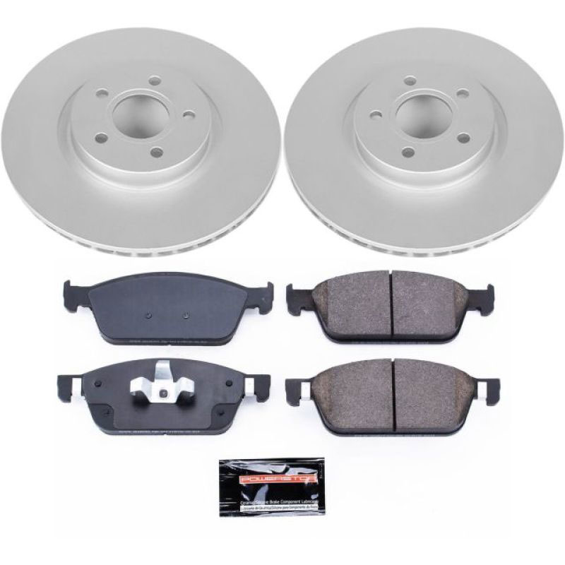 PowerStop crk7338 | Power Stop 17-18 Ford Escape Front Z23 Evolution Sport Coated Brake Kit; 2017-2018