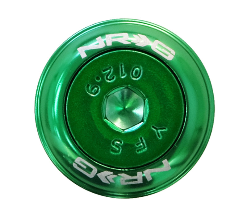 NRG fw-800gn | Fender Washer Kit w/Color Matched M8 Bolt Rivets For Plastic (Green) - Set of 8