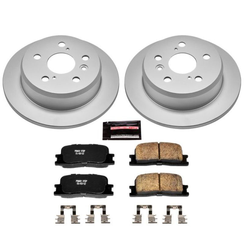 PowerStop crk2418 | Power Stop 02-03 Lexus ES300 Rear Z17 Evolution Geomet Coated Brake Kit; 2002-2003