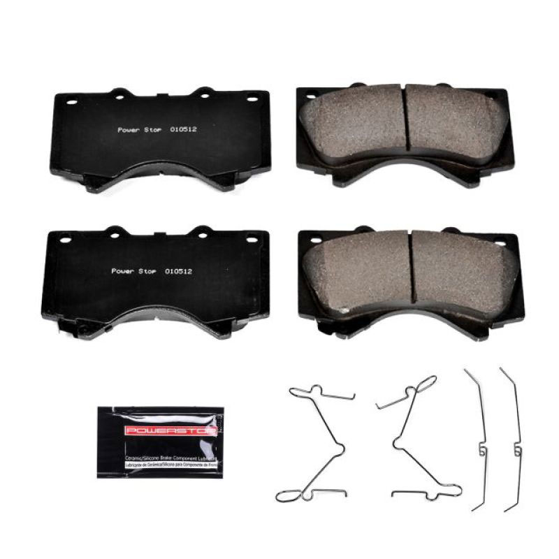 PowerStop z23-1303 | Power Stop 08-11 Lexus LX570 Front Z23 Evolution Sport Brake Pads w/Hardware; 2008-2011