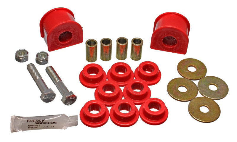 Energy Suspension 4.5146r | 97-01 Expedition 4WD / 97-01 Navigator 4WD Red 22mm Rear Sway Bar Bushing Set; 1997-2001