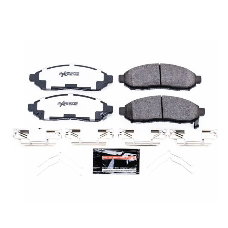 PowerStop z36-1548 | Power Stop 2015 Chevrolet City Express Front Z36 Truck & Tow Brake Pads w/Hardware; 2015-2015