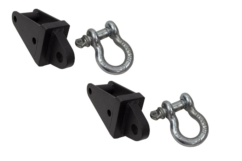 Fishbone Offroad fb22136 | Fishbone Offroad Jeep JK Rear D-Ring Frame Mounts 2007 to 2018 JK Wrangler Rubicon and Unlimited Fishbone Offroad; 2007-2018