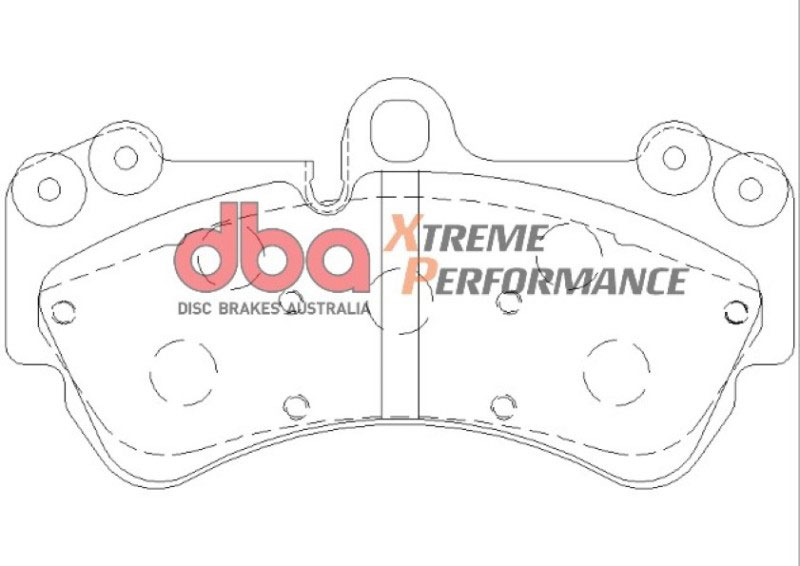 DBA db1676xp | 03-08 Porsche Cayenne S XP650 Front Brake Pads; 2003-2008