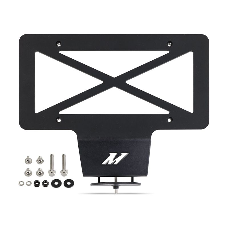 Mishimoto mmlpf15015 | 2015+ Ford F-150 Tow Hook License Plate Relocation Bracket; 2015-2023