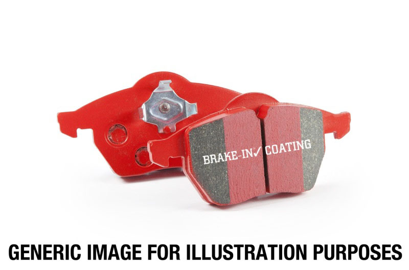 EBC dp32081c | 13-14 Audi RS7 4.0TT (w/Cast Iron Rotors & Trapezoid Weights) Redstuff Front Brake Pads; 2013-2014