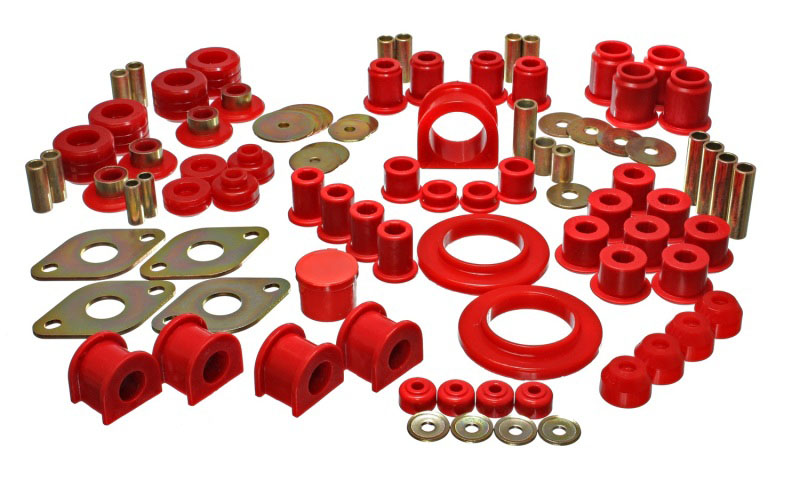 Energy Suspension 8.18104r | 95-6/00 Toyota 4WD Pickup (Except T-100 & Tundra) Red Hyper-Flex Master Bushing S; 1995-1995