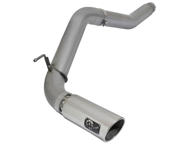 aFe 49-46112-P | LARGE Bore HD Exhausts 5in DPF-Back SS-409 2016 Nissan Titan XD V8-5.0L CC/SB (td); 2016-2016