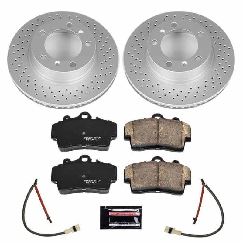 PowerStop crk5162 | Power Stop 05-08 Porsche Boxster Front Z23 Evolution Sport Coated Brake Kit; 2005-2008