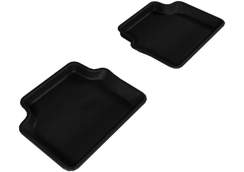 3D Maxpider l1sa00021509 | 3D MAXpider 2003-2011 Saab 9-3 Kagu 2nd Row Floormats - Black; 2003-2011