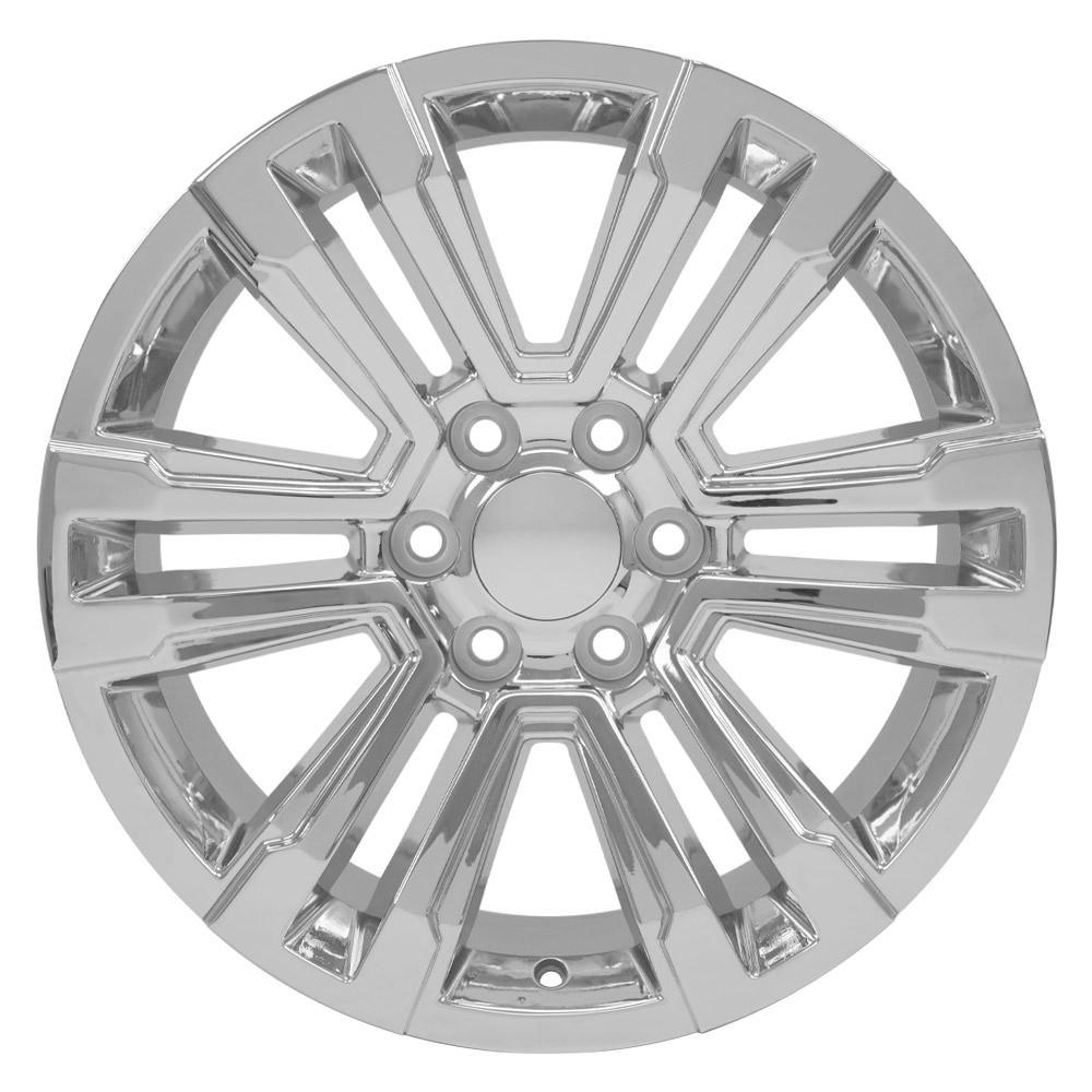 OE Wheels 20 Replica Wheel CV44 GMC Yukon Denali Chrome 20x9 GMC Sierra ...