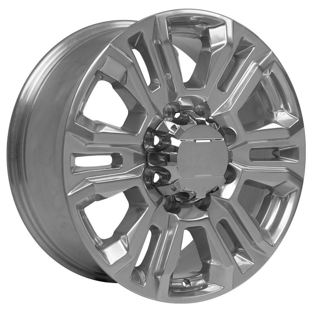 OE Wheels 20 Replica Wheel CV70B GMC Sierra 2500 3500 HD Denali Polished  20x8.5 GMC Sierra 2500 HD 2011-2022 CV70B-20085-8180-47P