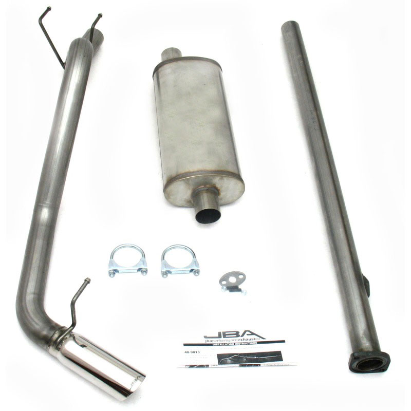 JBA 40-9013 | 95-99 Toyota Tacoma Pre Runner 3.4L 409SS Pass Side Single Exit Cat-Back Exhaust; 1995-1999