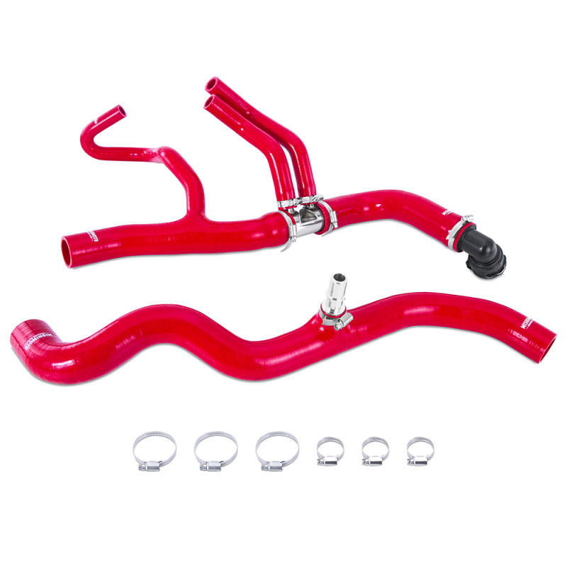 Mishimoto mmhose-f35t-17rd | 17-19 Ford Raptor 3.5L EcoBoost Red Silicone Coolant Hose Kit; 2017-2019