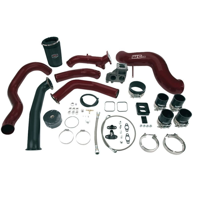 Wehrli wcf100489-gf | 01-04.5 Chevrolet 6.6L LB7 Duramax S400 Turbo Install Kit (No Turbo) - Grape Frost; 2001-2001