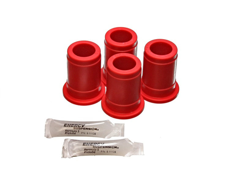 Energy Suspension 8.3105r | 86-88 Toyota 4 Runner/PickUp Red Front Control Arm Bushing Set (Lowers ONLY); 1986-1988