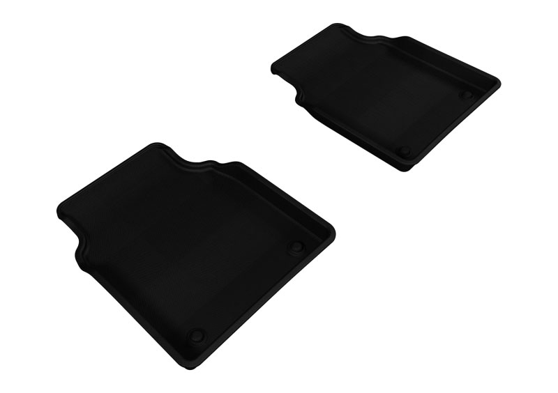 3D Maxpider l1ad03021509 | 3D MAXpider 2011-2018 Audi A8L Kagu 2nd Row Floormats - Black; 2011-2018