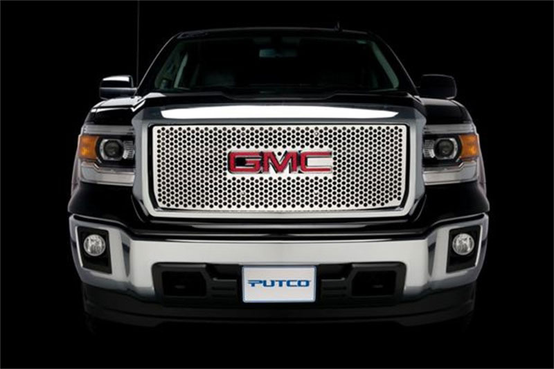 Putco 84184 | 14-15 GMC Sierra LD - All Terrain Model Only Punch Stainless Steel Grilles; 2014-2015