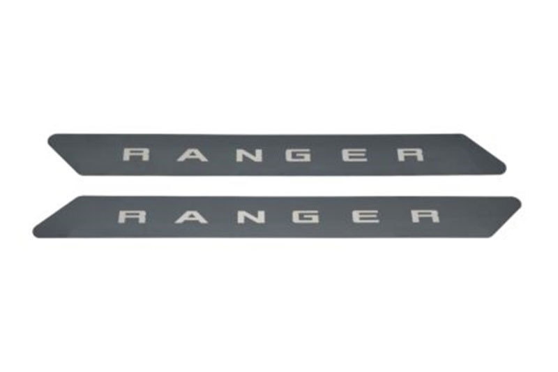 Putco 95144bpfd | 19-20 Ford Ranger SuperCab - w/ RANGER Etching (2pcs) Black Platinum Door Sills; 2019-2022