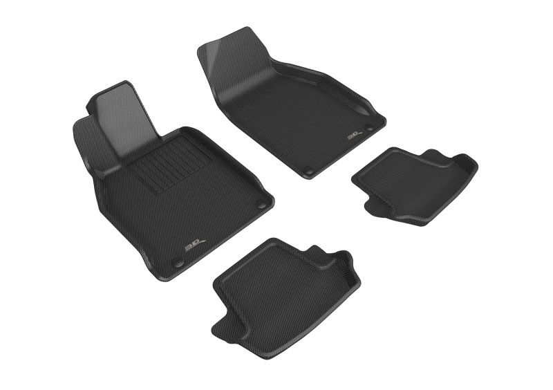 3D Maxpider l1po02101509 | 12-19 Porsche 911 Carrera/Convertible/S/4/4S (991/991.2) Kagu 1st 2nd Row - Set (Black); 2012-2019